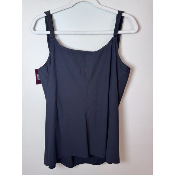 Anti x Proof Smoothing Camisole Tank A544676 Stretch Black Plus Size 3X NWT $50 - Picture 11 of 13